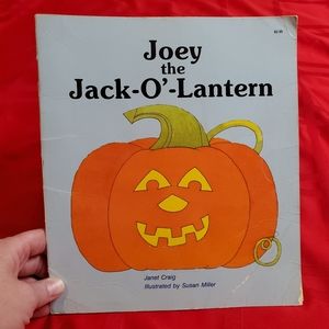 3for$20 Vintage 80s Joey the Jack-o'-lantern children book